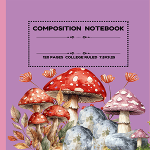 Mushroom Vintage Botanical Illustration